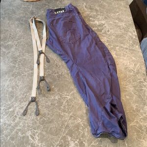 G-Star Men’s Pants (Suspenders  integrated)